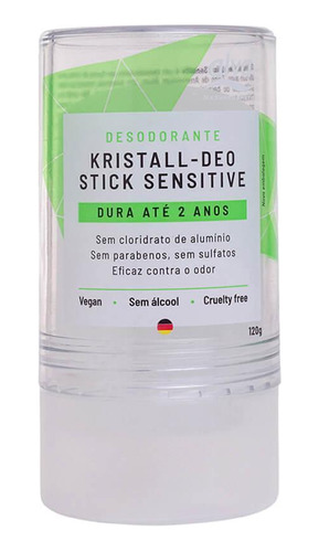 Kit 2x: Desodorante Stick Kristall Alva 120g