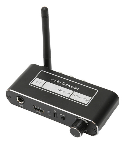 Mini Receptor De Sonido Bluetooth 5.2 Hifi Con Soporte U Dis