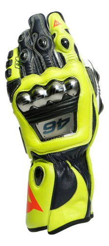 Luva Dainese Full Metal 6 Réplica Vr46 Tamanho M