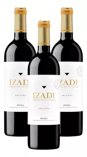 Vinho Izadi Crianza Tinto 750 Ml Kit 03 Un