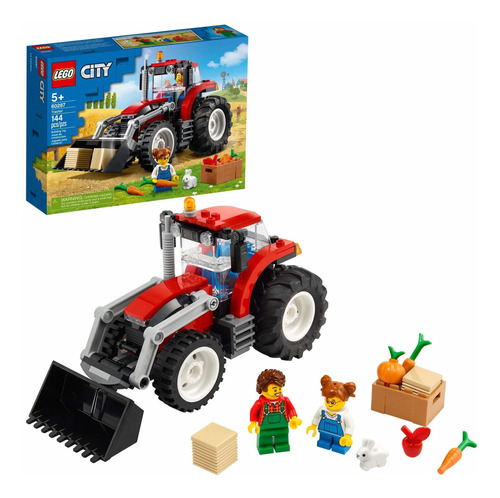 Lego City Tractor 60287 Kit De Construcción Juguete F Fr32ee