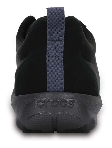 Tenis Crocs Dama Busy Day Stretch Lace-up Negro