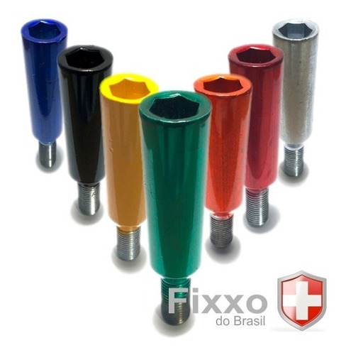 Imagem 3 de 9 de Parafuso Lob Allen Colorido 16+1pç Vermelho Fiat Stilo Punto