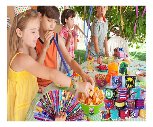 Kit 5 Pulseira Bate Enrola Personalizada Heróis Sereia Etc