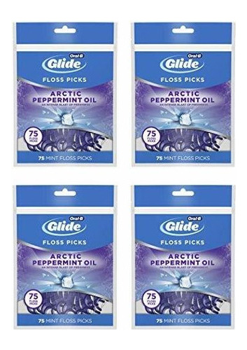 Oral-b Glide 3d White Floss Picks Radiant Mint, 75 Unidades 