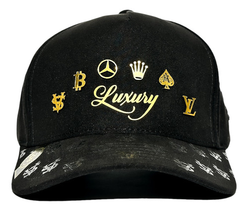Vago Style Luxury Gorra Artesanal Ng Gamuza Visera Curva