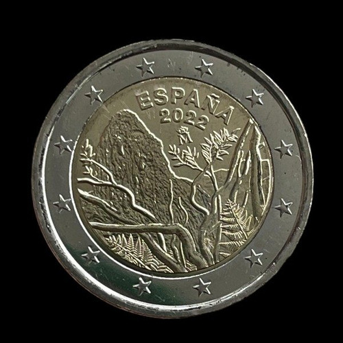 España 2 Euros 2022  Parque Nacional De Garajonay  Unc