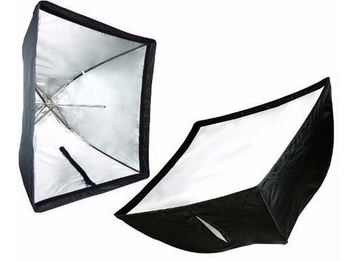 Imagem 7 de 7 de Kit Softbox Sombrinha 90x90 P/ Fotografia E Filmagem