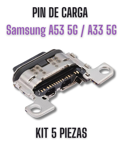 Samsung A53 Pin De Carga Kit 5 Piezas Original