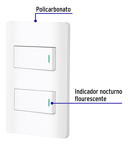 Caja Con 72 Placa Armada Blanca 1 Interruptor Y 1 De 3 Vías