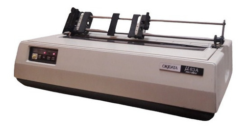 Impresora Okidata 83a Microline. Antiguedad - Coleccionista
