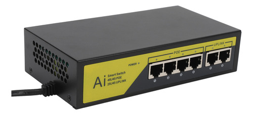Red De 6 Puertos Poe 4 Puertos Poe 10/100mbps 2 Puertos Poe