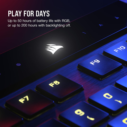 Teclado Corsair K100 Air Wireless Rgb Mechanical Gaming