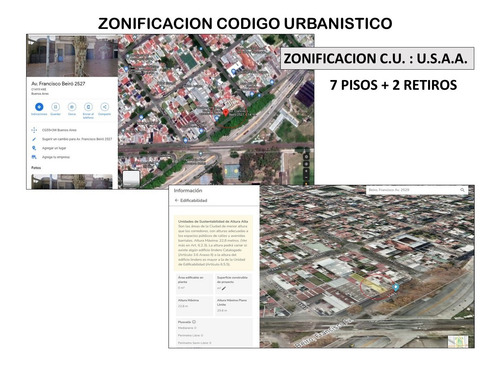 Imagen 13 de 13 de Venta 2 Lotes En Block - 7 Pisos + 2 Retiros