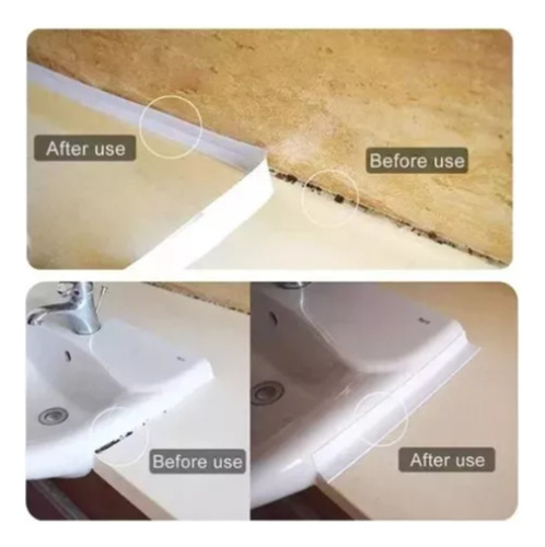 3 Piezas Cinta Selladora Para Baño, Ducha, Lavabo, Bañera