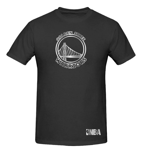 Playera Mod Nba Golden State Warriors Gold & Silver