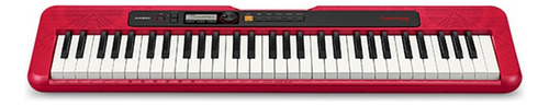 Teclado Órgano Casio Cts200 Rojo Con Salida Usb