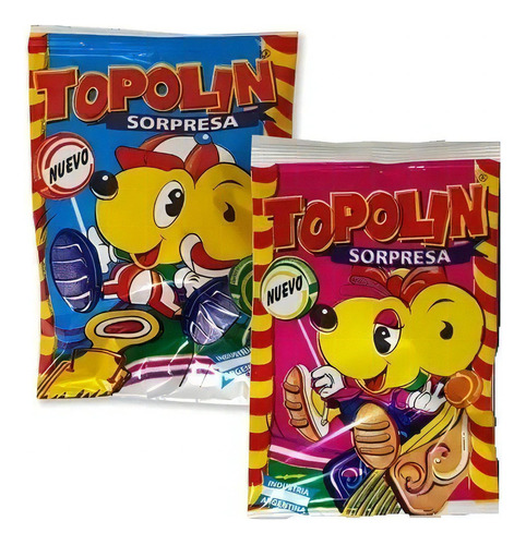 Topolin Sorpresa X10 Unidades - Sweet Market