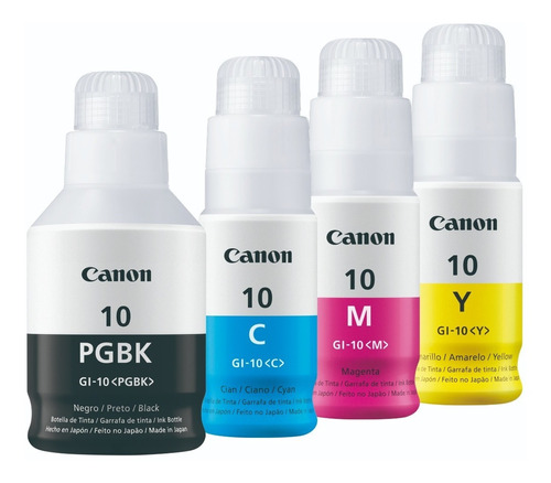 Combo Botellas De Tinta Canon Gi-10