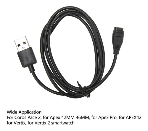 Cable De Carga Usb Para Coros Pace 2 Apex Vertix