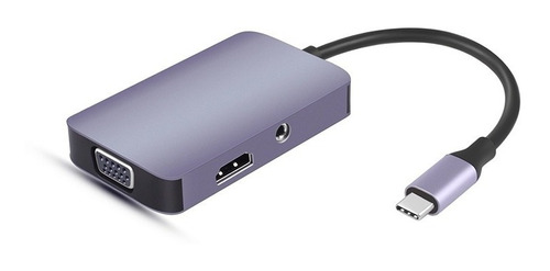 Imagen 3 de 6 de Hub Usb Tipo C, 5 En 1, Para Macbook / Windows 7/8/10