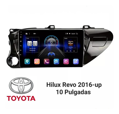 Radio Toyota Hilux 4gb Ram Carplay/android Auto Audio Hifi