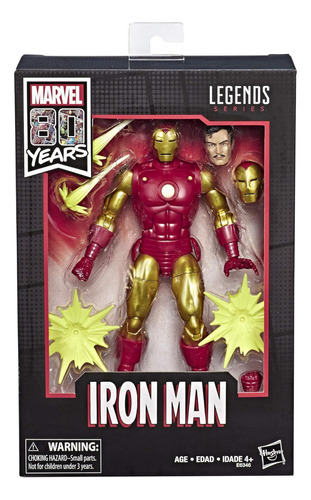 Marvel Legends Iron Man 80 Aniversario Nuevo Y Sellado