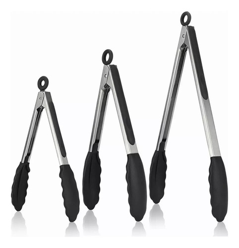 Utensilios Silicona Y Acero Inoxidable Para Cocina 5 Piezas