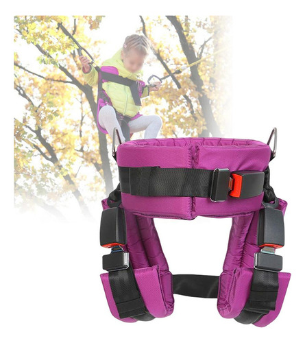 Equipo De Iones De Arnés De Trampolín Bungee De Púrpura S