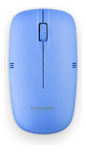 Mouse Sem Fio Usb Lite Azul Mo288 Multilaser 1 Unidade