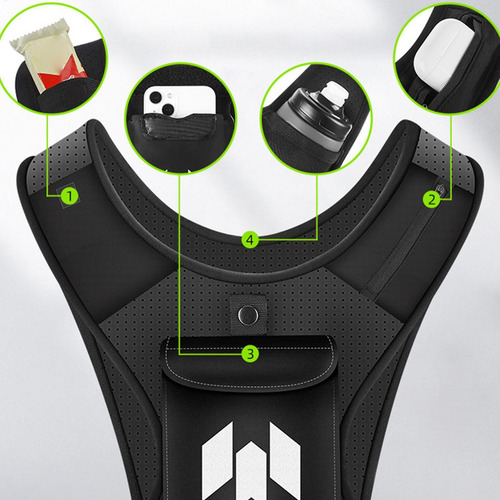 Chaleco De Seguridad Para Correr Para Hombres Chaleco Reflec