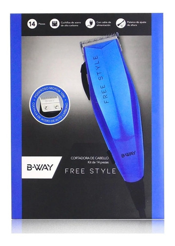 B-way Maquina Cortadora De Pelo Free Style 14 Piezas