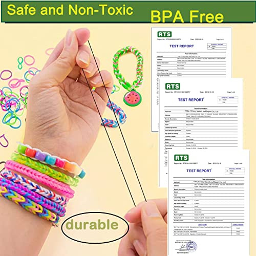 Más De 11 000 Bandas De Telar Kit De Pulseras De Goma Elásti