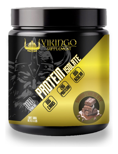 Proteína Hidrolizada Isolate 500gm Vikingo 100 Servicios Chocolate