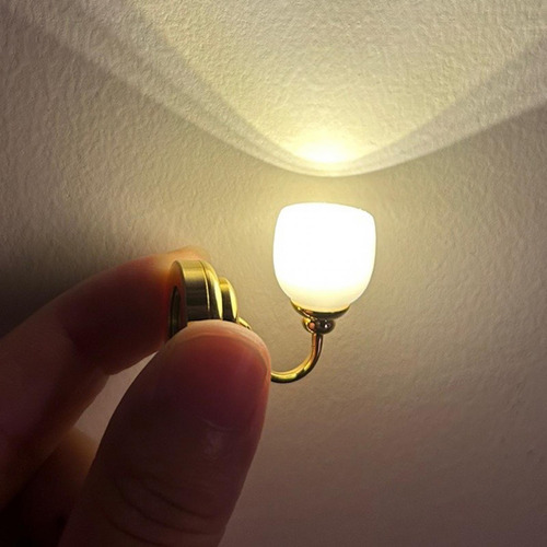 Lámpara De Pared A Escala 1: 12, Modelo De Lámpara De