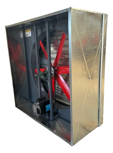 Extractor Axial De Gabinete Transmisión Poleas/bandas De 38