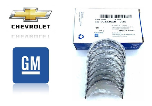 Juego Conchas De Biela 0.25-0.10 Aveo/corsa/optra Desing/ Gm