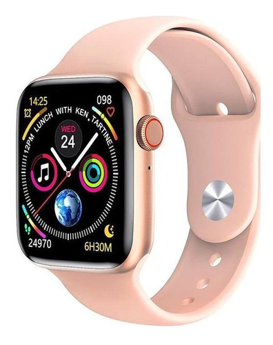 Imagen 1 de 1 de Smartwatch Microwear W26 1.75" caja de  aleación de zinc  oro rosa