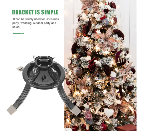 Soporte Para Árbol De Navidad Con Base Redonda De Metal, Sop