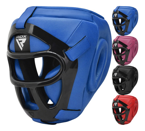 Protector De Rostro Rdx Maya Hide De Cuero Para Boxeo Y Ufc.