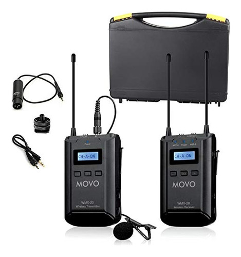 Movo Wmx-20 Sistema De Microfono Lavalier Inalambrico