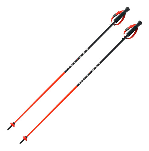 Bastones De Ski One Way Rd 16 Sl Aluminio Unisex Orange