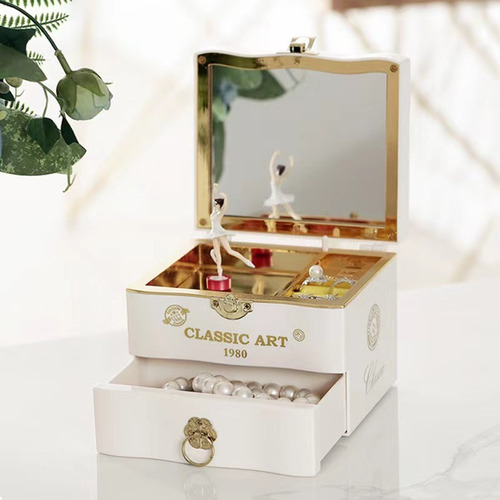 Caja Musical Para Guardar Joyas Diseño De Bailarina