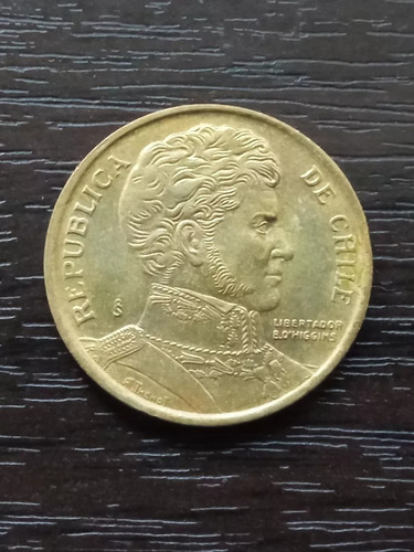 Moneda 10 Pesos Chile - Libertador O Higgins 1996
