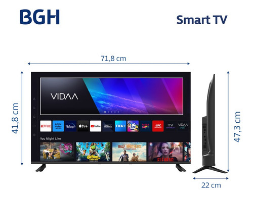 Smart Tv Led 32p Hd B3225h5 - Bgh