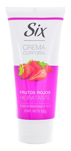 Crema Corporal Six Frutos Rojos 195 G