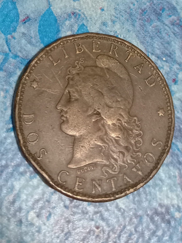 Moneda Dos Centavos - Libertad - Republica Argentina - 1892