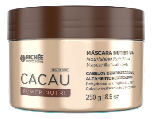 Kit Cacau Power Nutri Home Care Richée: Shampoo + Máscara