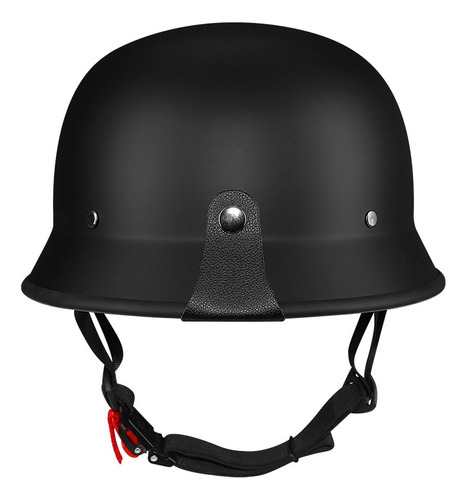 Casco Motocicleta Estilo Alemán Medio Casco Calavera Retro