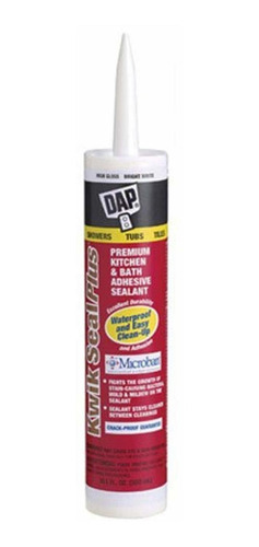 Dap 18510 Kwik Seal Plus Blanco Cocina/baño Microban Calota,